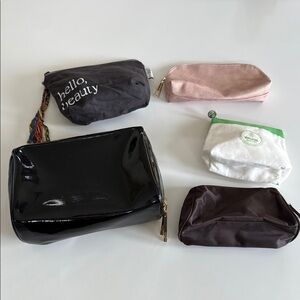 Lancome, Weleda, Estee Lauder Cosmetic Bags
